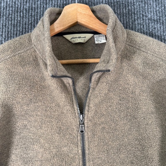 Eddie Bauer Other - Vintage Eddie Bauer Polartec‎ Fleece Jacket Mens Large Tan Beige Y2K Outdoor